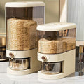 22lb Rice Dispenser Large PP Grain Storage Container for Kitchen