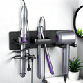 3-in-1 Hair Tool Organizer | Space Aluminum Wall Mount Storage