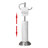 Free Standing Toilet Paper Holder - Brushed Nickel Stainless Steel