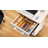 Expandable Bamboo Silverware Organizer - Adjustable 8-Slot Kitchen Tray