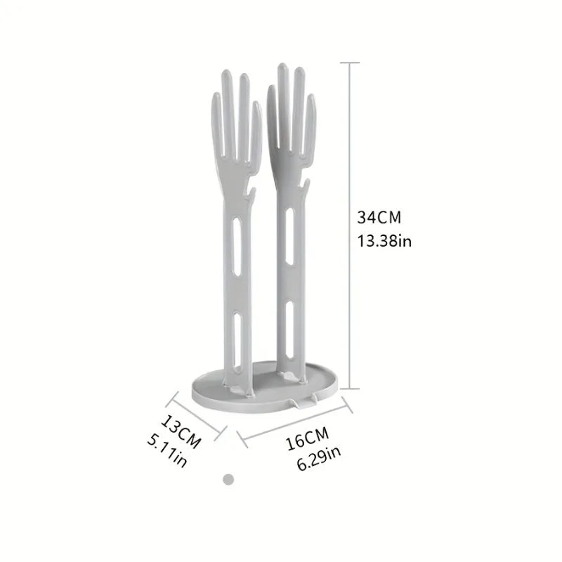 Kitchen Glove Drying Stand & Cleaning Cloth Organizer Rack