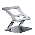 Adjustable Carbon Steel Laptop Stand - Foldable Cooling Holder for 17"