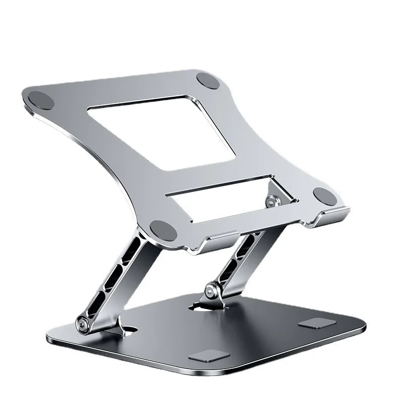 Adjustable Carbon Steel Laptop Stand - Foldable Cooling Holder for 17"